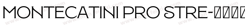 Montecatini Pro Stre字体转换